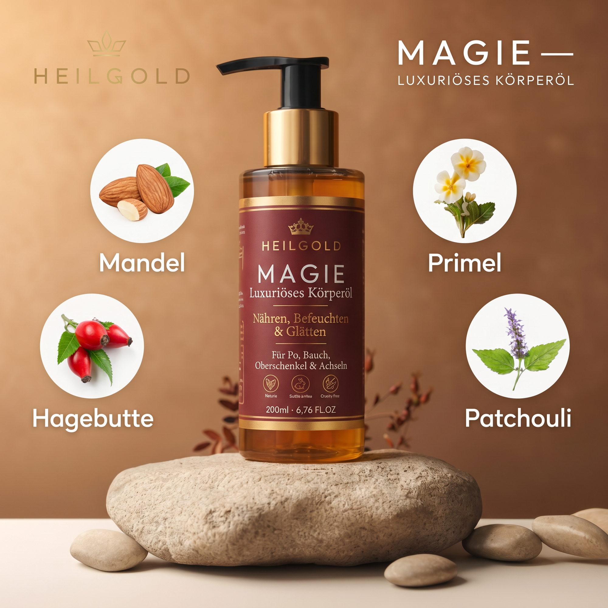 Heilgold® Magisches Körperöl – 100ml